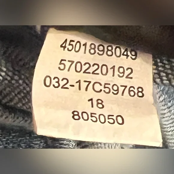 Chico’s Girlfriend Crop Jeans Hand Painted Butterfly Stretch Sz 2.5(M)34”waist - Picture 10 of 13